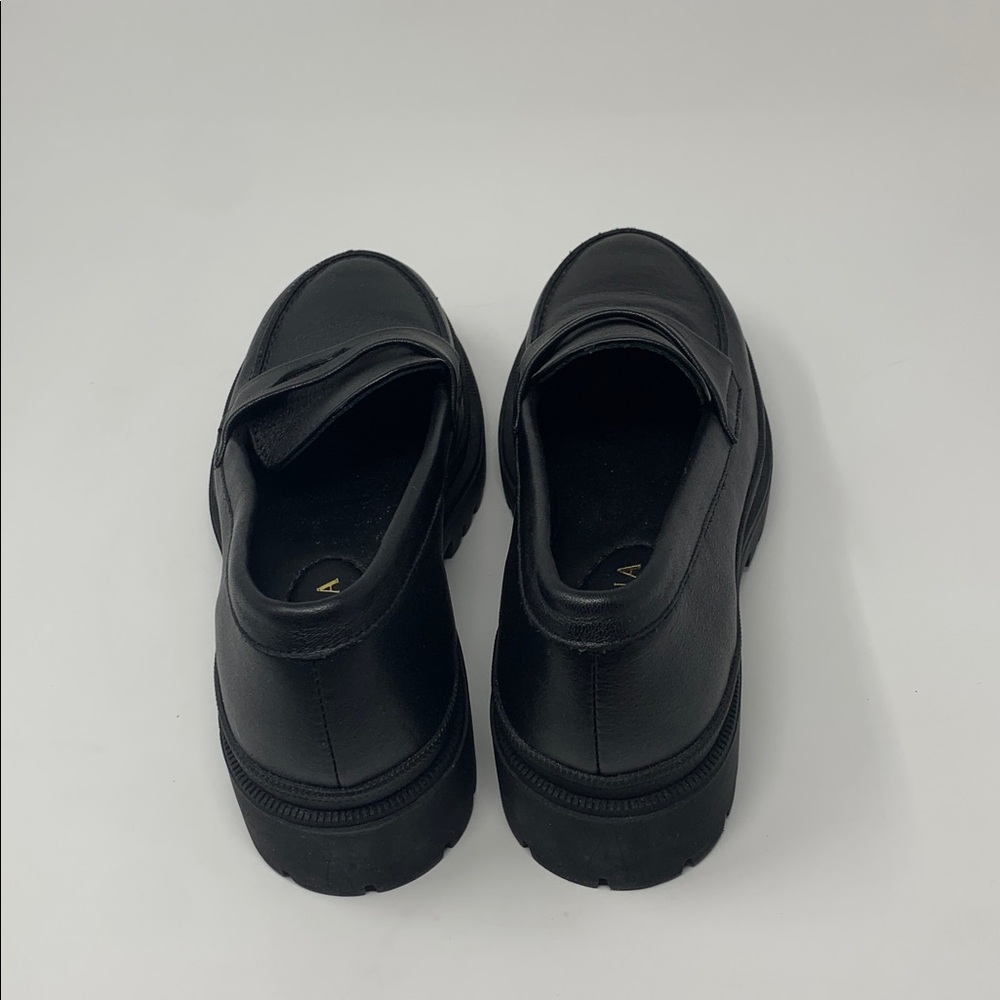 Patina Black Leather Loafers - Picture 6 of 7